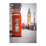 Placa Decorativa Cidades Londres Telephone 20x30cm