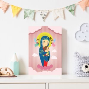 Placa Decorativa MDF Nossa Senhora Virgem Maria