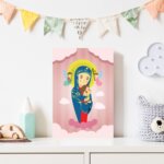 Placa Decorativa MDF Nossa Senhora Virgem Maria 30x40cm