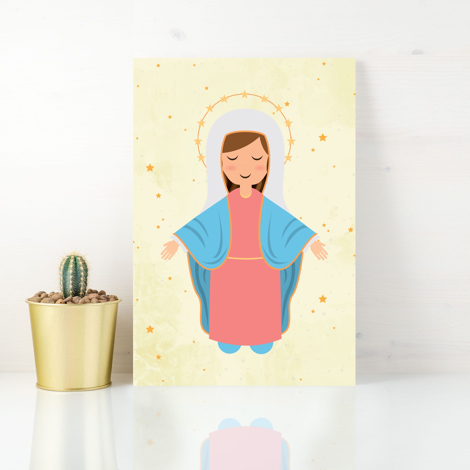 Placa Decorativa MDF Nossa Senhora da Assunção