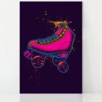 Placa Decorativa Patins Hobby 30x40cm