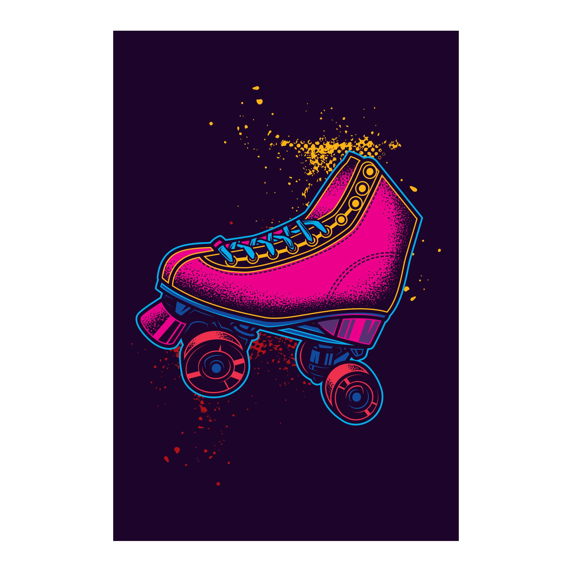 Placa Decorativa Patins Hobby 20x30cm,Placa Decorativa Patins Hobby 20x30cm