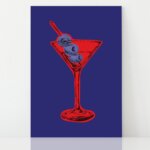 Placa Decorativa Cozinha Bebidas Drink 02 30x40cm