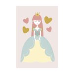 Placa Decorativa Princesa Infantil 30x40cm