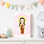 Placa Decorativa MDF Santa Terezinha 30x40cm