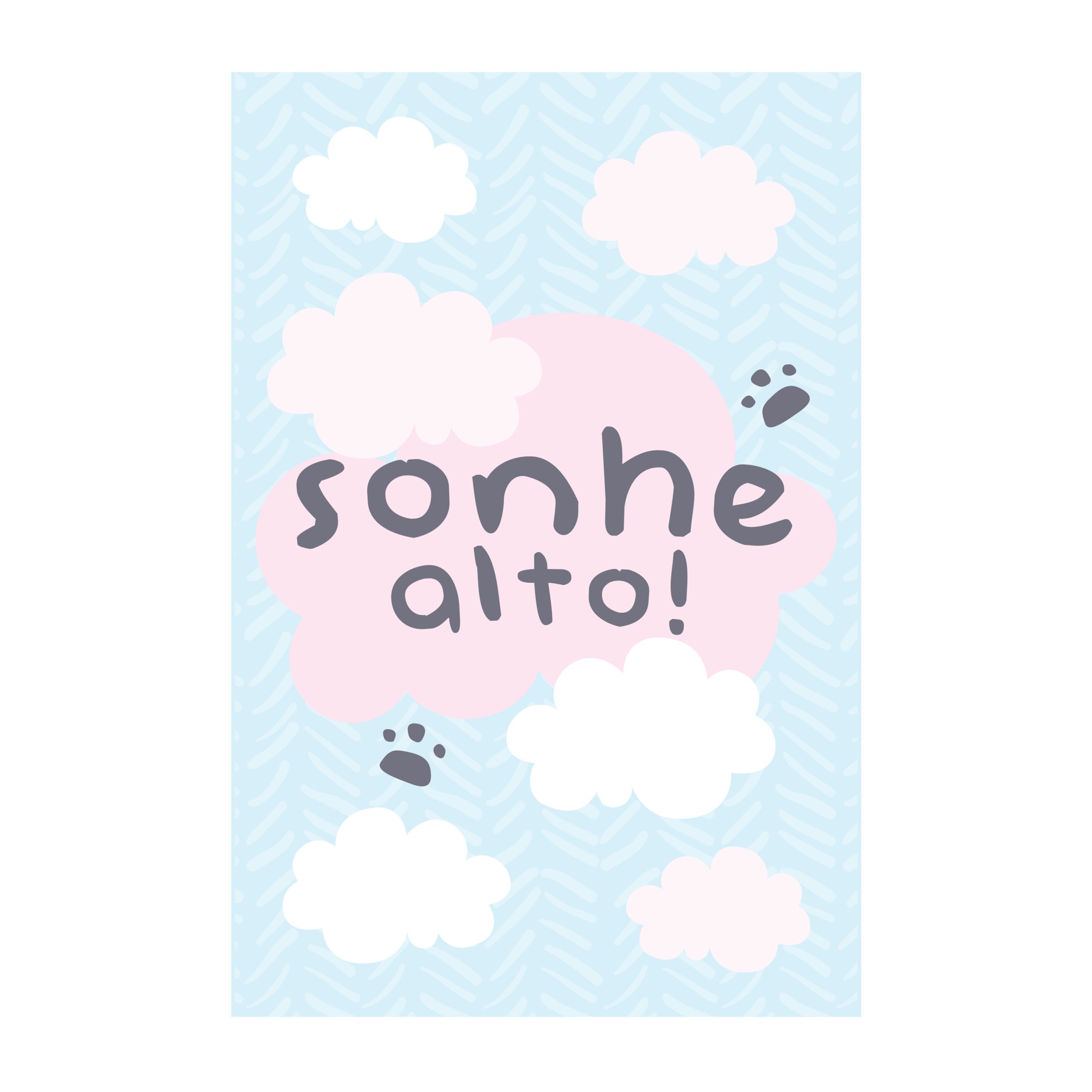 Placa Decorativa Animais Panda Sonhe Alto 20x30cm,Placa Decorativa Animais Panda Sonhe Alto 20x30cm