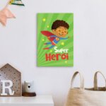 Placa Decorativa Super Herói 20x30cm