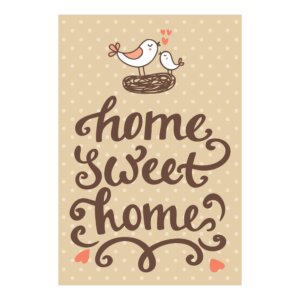 Placa Decorativa Frase Home Sweet Home 20x30cm,Placa Decorativa Frase Home Sweet Home 20x30cm