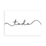 Placa Decorativa "Todo" 20x30cm