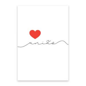 Placa Decorativa União 20x30cm,Placa Decorativa União 20x30cm