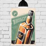 Placa Decorativa MDF Whiskey 30x40