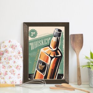Quadro Decorativo Bebida Vintage