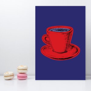 Placa Decorativa Cozinha Xícara de Café 20x30cm,Placa Decorativa Cozinha Xícara de Café 20x30cm