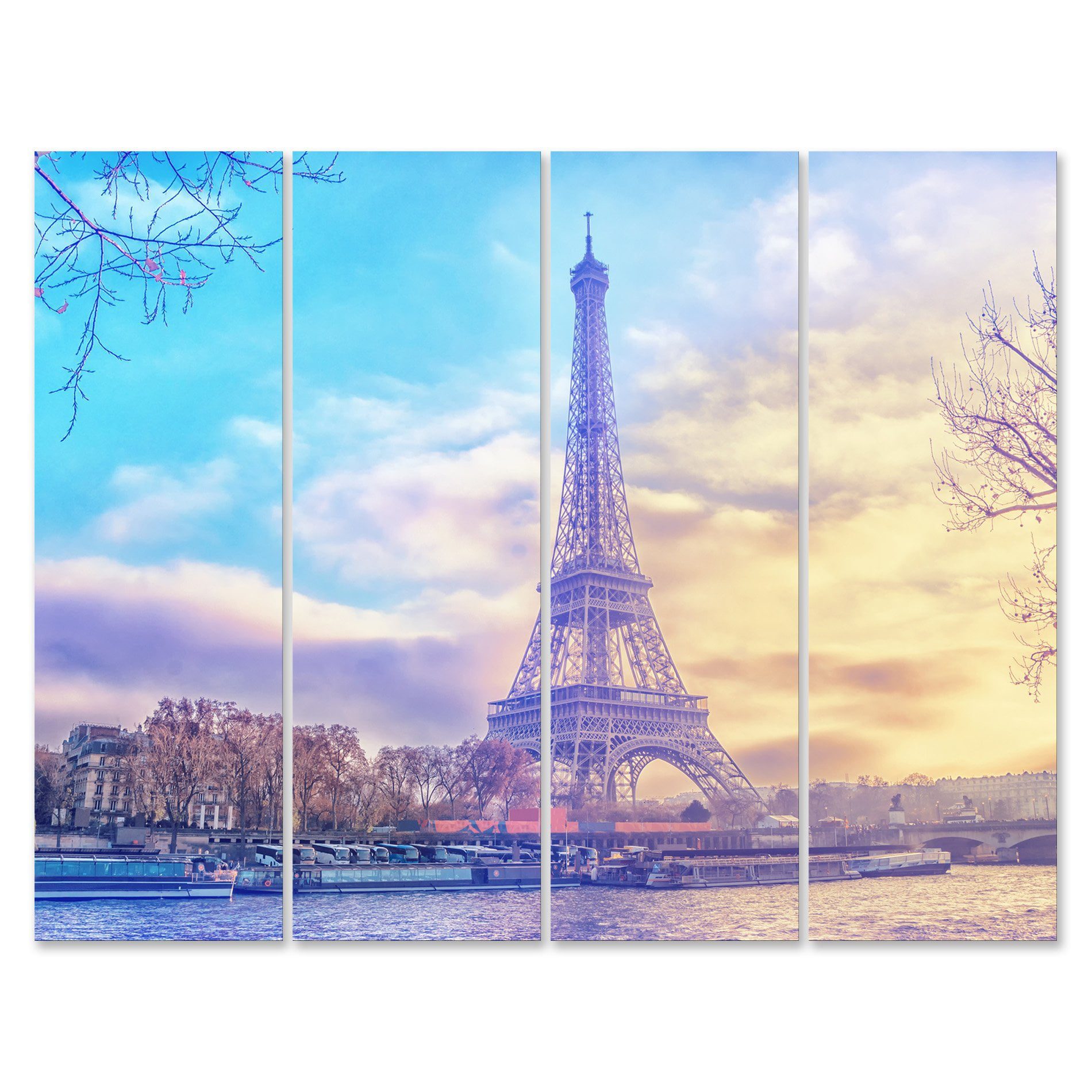 Placa Painel Decorativa em MDF Foto Paris