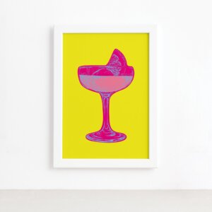 Quadro Cozinha Bebidas Drink 01 Moldura Branca 22x32cm,Quadro Cozinha Bebidas Drink 01 Moldura Branca 22x32cm