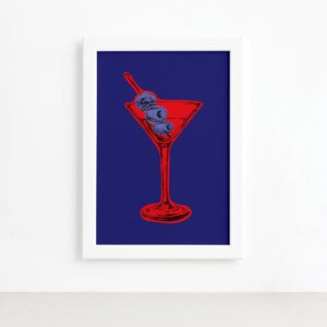 Quadro Cozinha Bebidas Drink 02 Moldura Branca 22x32cm,Quadro Cozinha Bebidas Drink 02 Moldura Branca 22x32cm