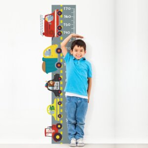 Adesivo de Parede Infantil Régua Carros