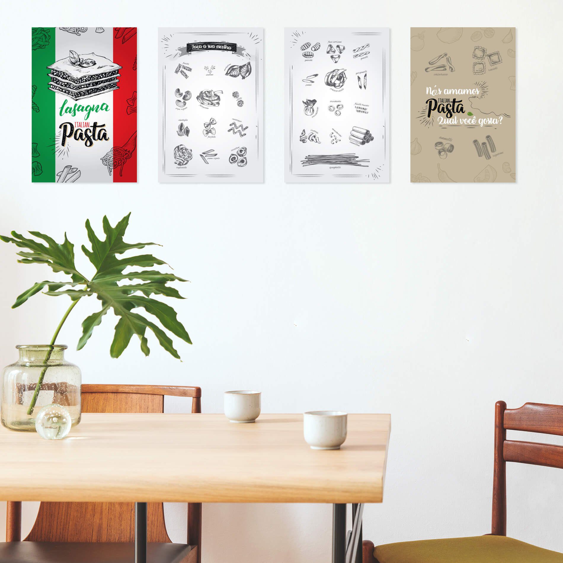 Placas Decorativas MDF Pasta Italiana
