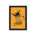 Quadro Geek Jedi Padawan Cerveja Moldura Preta 22x32cm