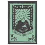 Placa Decorativa MDF São Pedro Junino 20x30cm