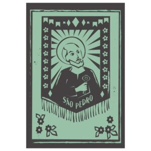 Placa Decorativa MDF São Pedro Junino