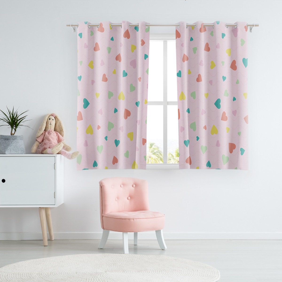 Cortina Infantil para Quarto de Menina