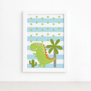 Quadro Infantil Dinossauro Baby