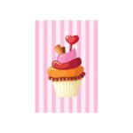 Placa Decorativa Cup Cake 20x30cm