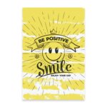 Placa Decorativa MDF Frase Smile