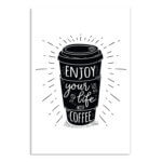 Placa Decorativa MDF Frase Enjoy Life