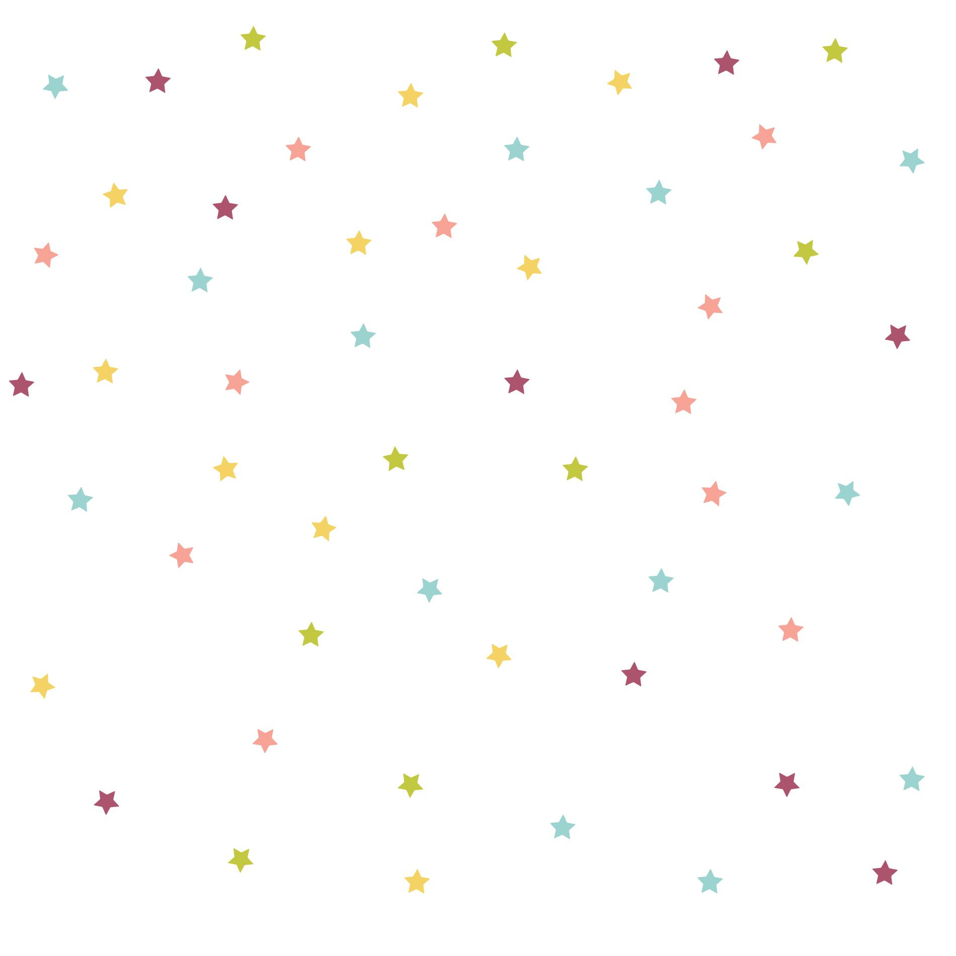 Adesivo de Estrelinhas Colorida