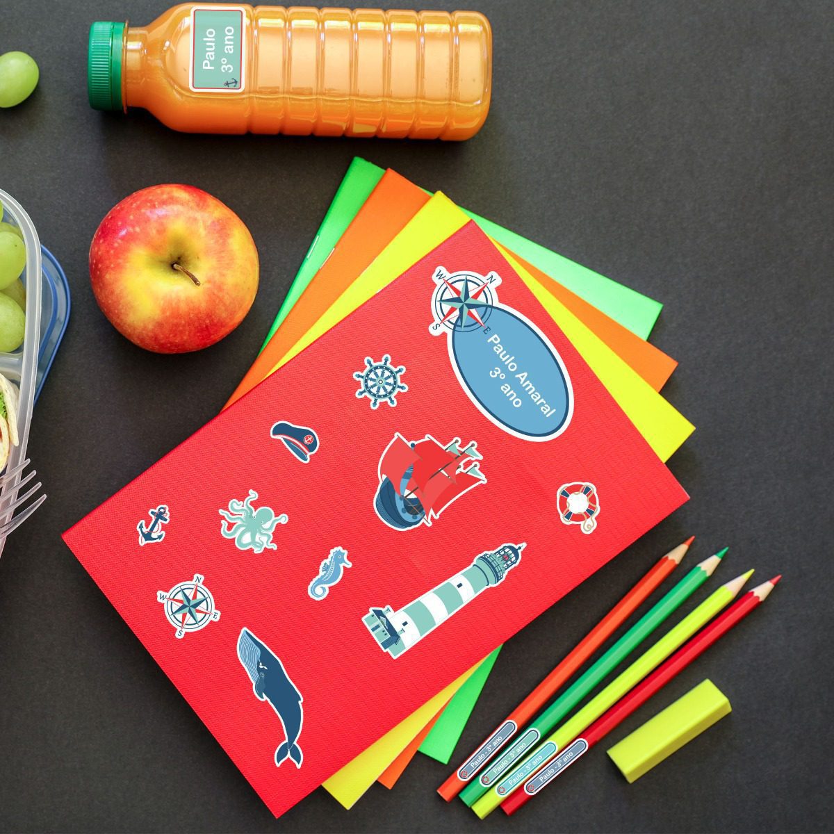 Etiquetas Escolares Personalizadas Náutico