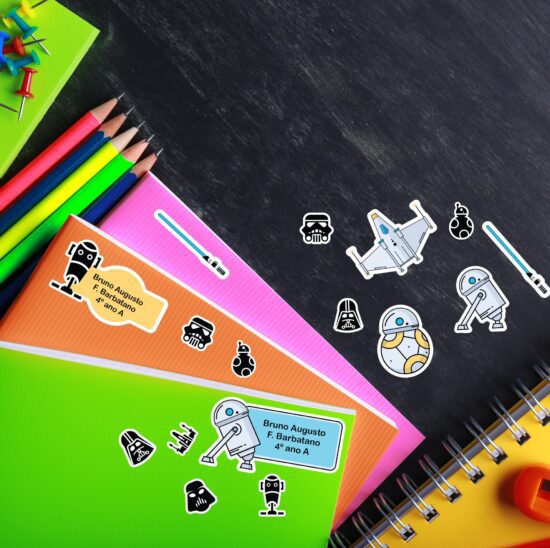 Etiqueta Escolar Infantil