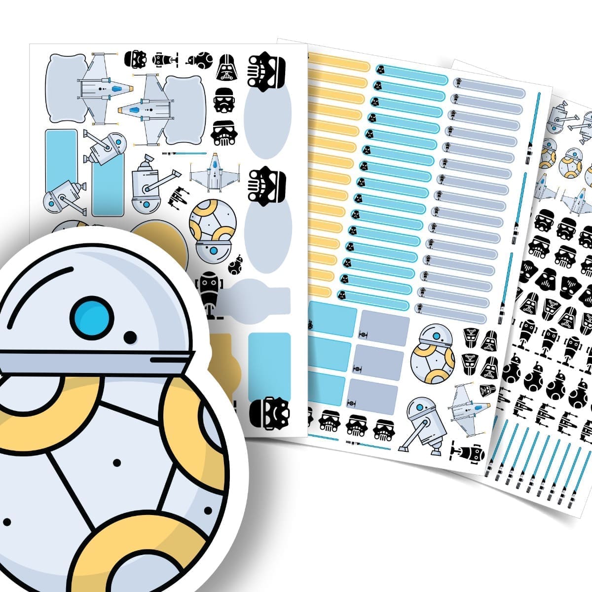 Etiquetas Escolares Personalizadas StarWars 181un