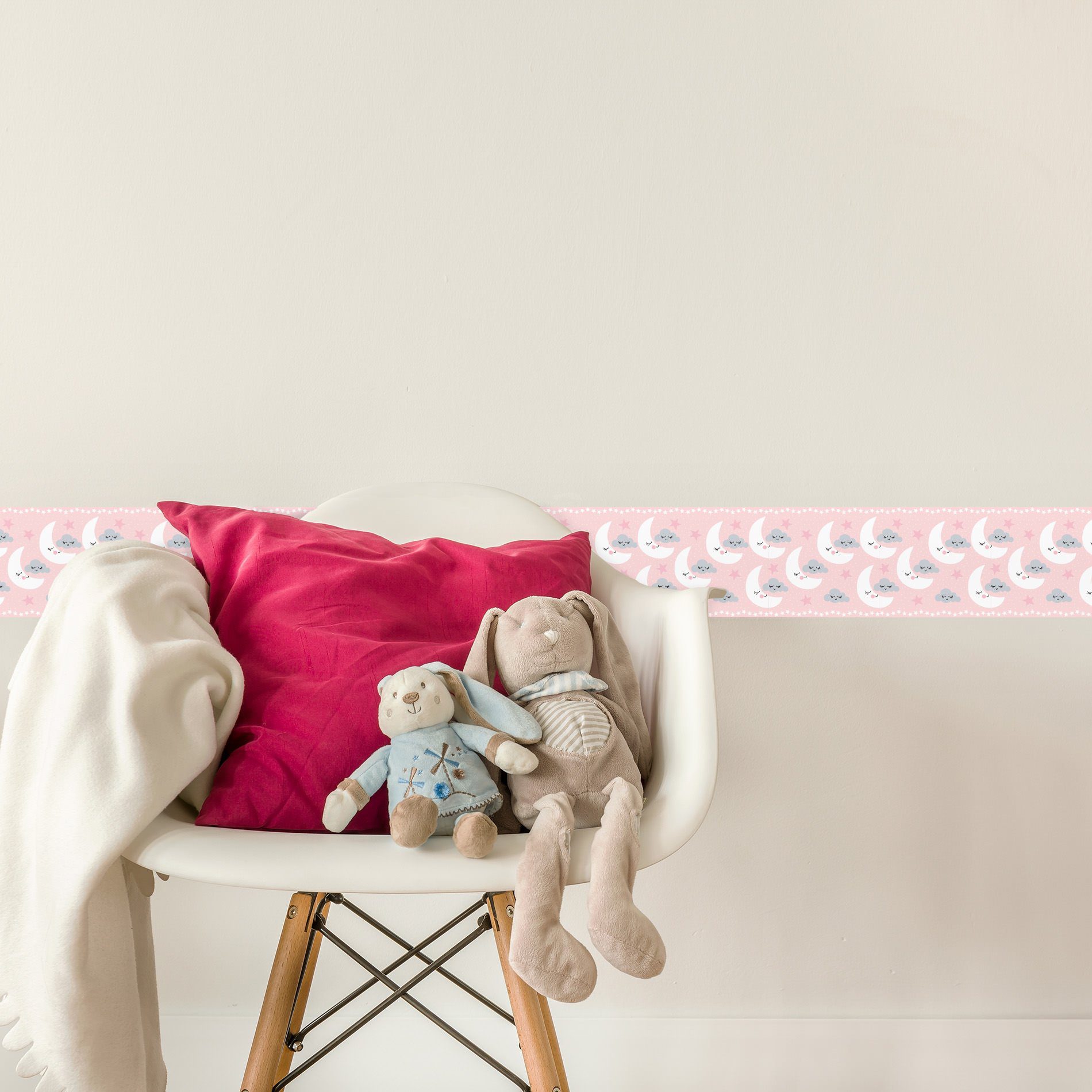 Adesivo de Parede Faixa Decorativa Infantil Soneca 10m x 10cm