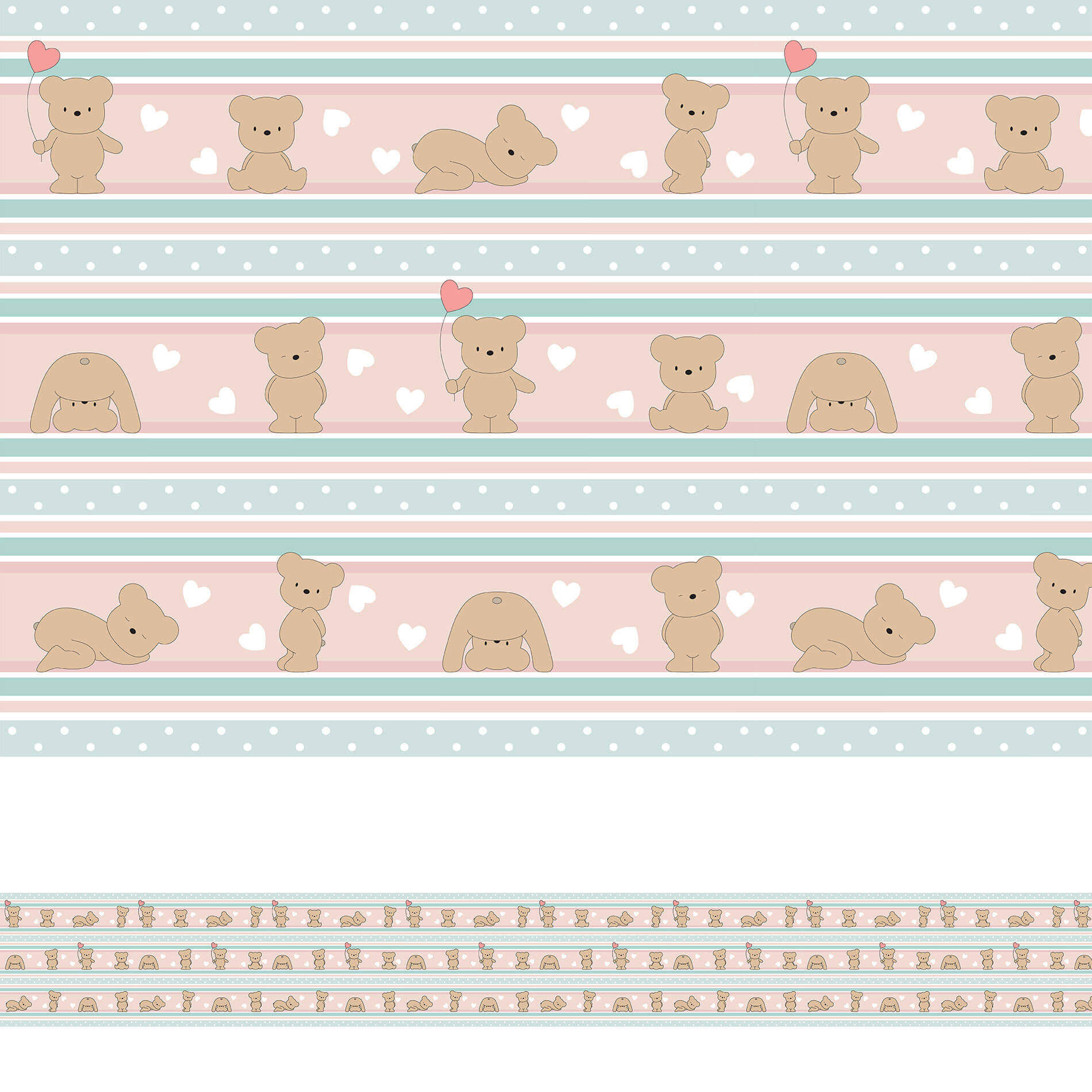 AdesAdesivo de Parede Faixa Decorativa Infantil Ursinhos 10m x 10cmivo de Parede Faixa Decorativa Infantil Ursinhos 10m x 10cm