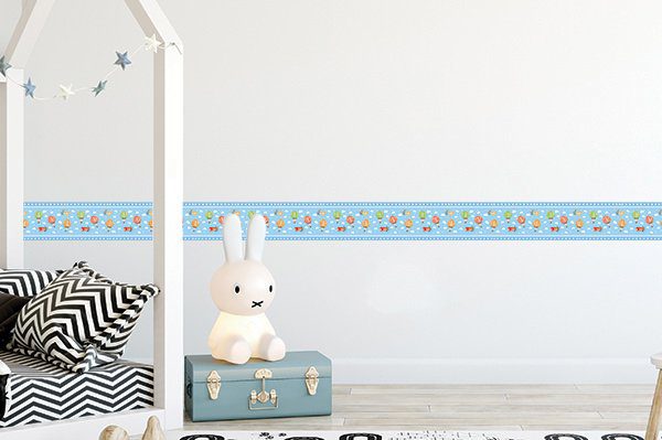 Faixa de Parede para Quarto de Bebê Balões