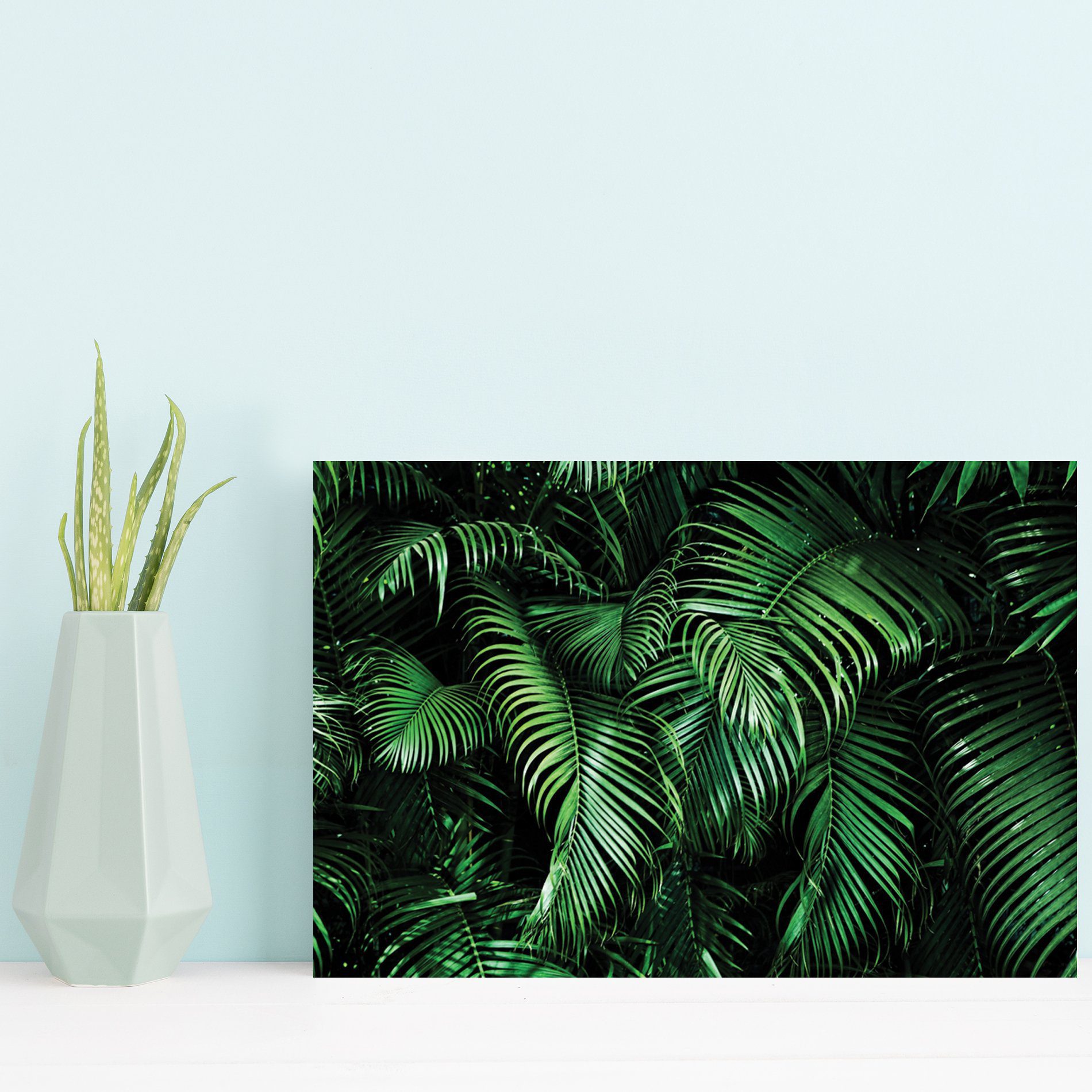 Placa Decorativa MDF Folhagem Folha 2 30x40cm