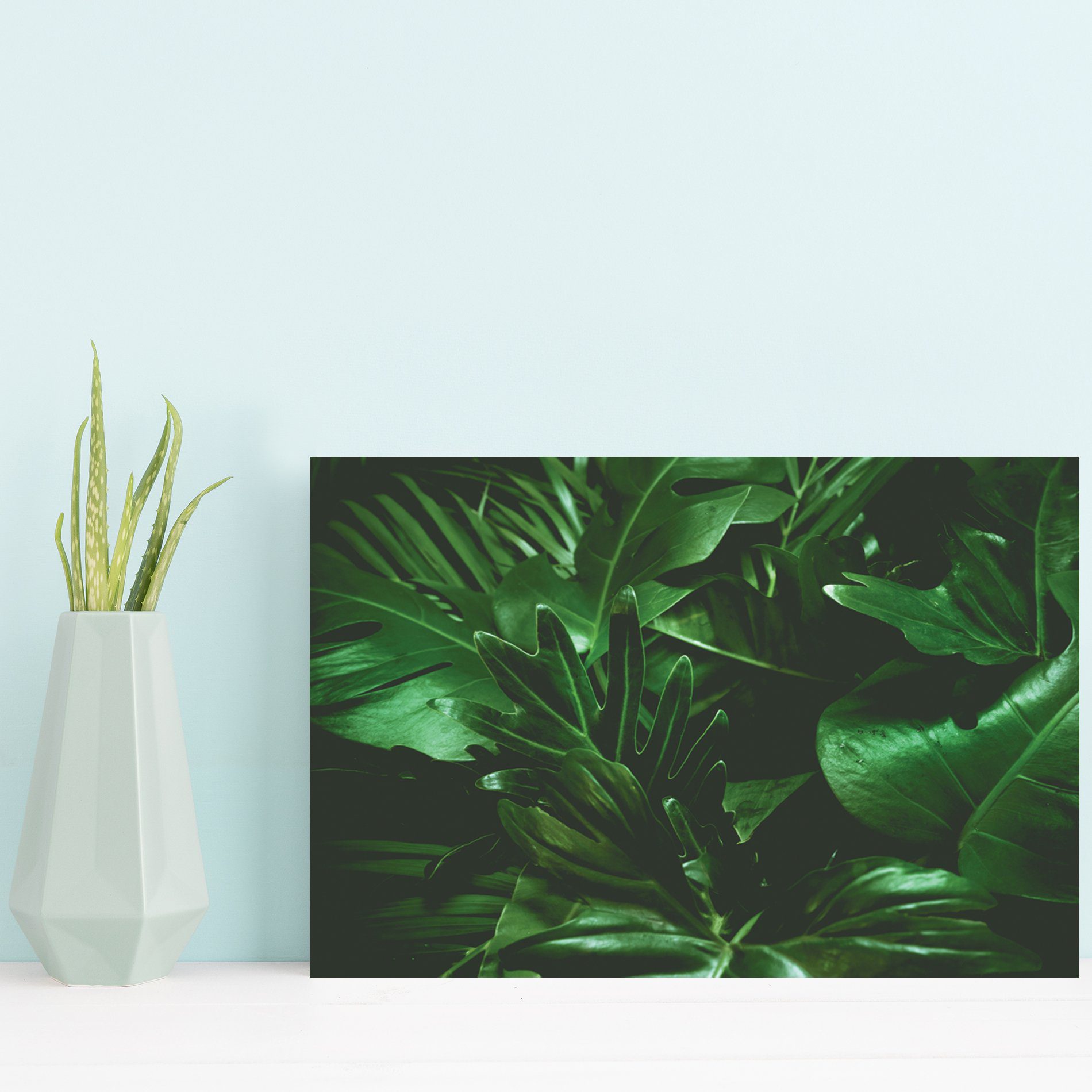 Placa Decorativa MDF Folhagem Folha 4 20x30cm