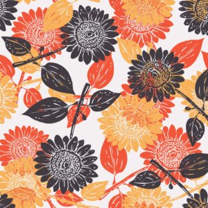 Papel de Parede Girassol para Quarto ou Sala
