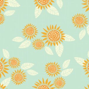 Papel de Parede Girassol Minimalista