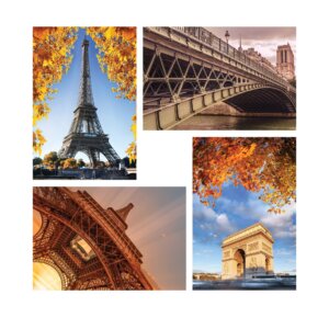 Placas Decorativas Paris Fotos para Sala MDF
