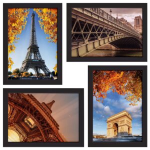 Quadros Paris Fotos para Sala Moldura Preta