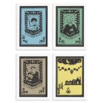 Quadros Religiosos Santos Juninos Moldura Branca 33x43cm Kit 4un