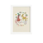 Quadro Signo Virgem Moldura Branca 33x43cm
