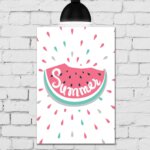 Placa Decorativa MDF Summer 30x40