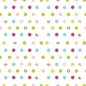 Papel de Parede Adesivo Bolinhas Coloridas