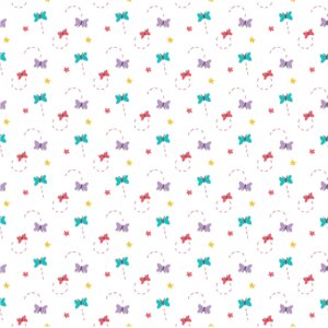 Papel de Parede Adesivo Infantil Borboletas Coloridas