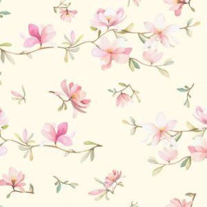 Papel de Parede Adesivo Cerejeira Rosa