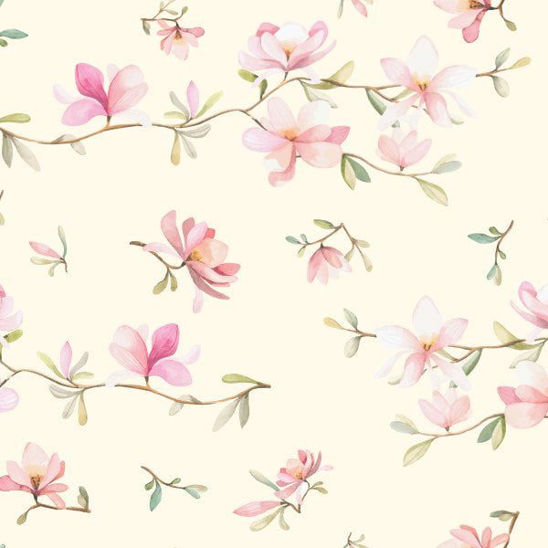 Papel de Parede Adesivo Cerejeira Rosa 